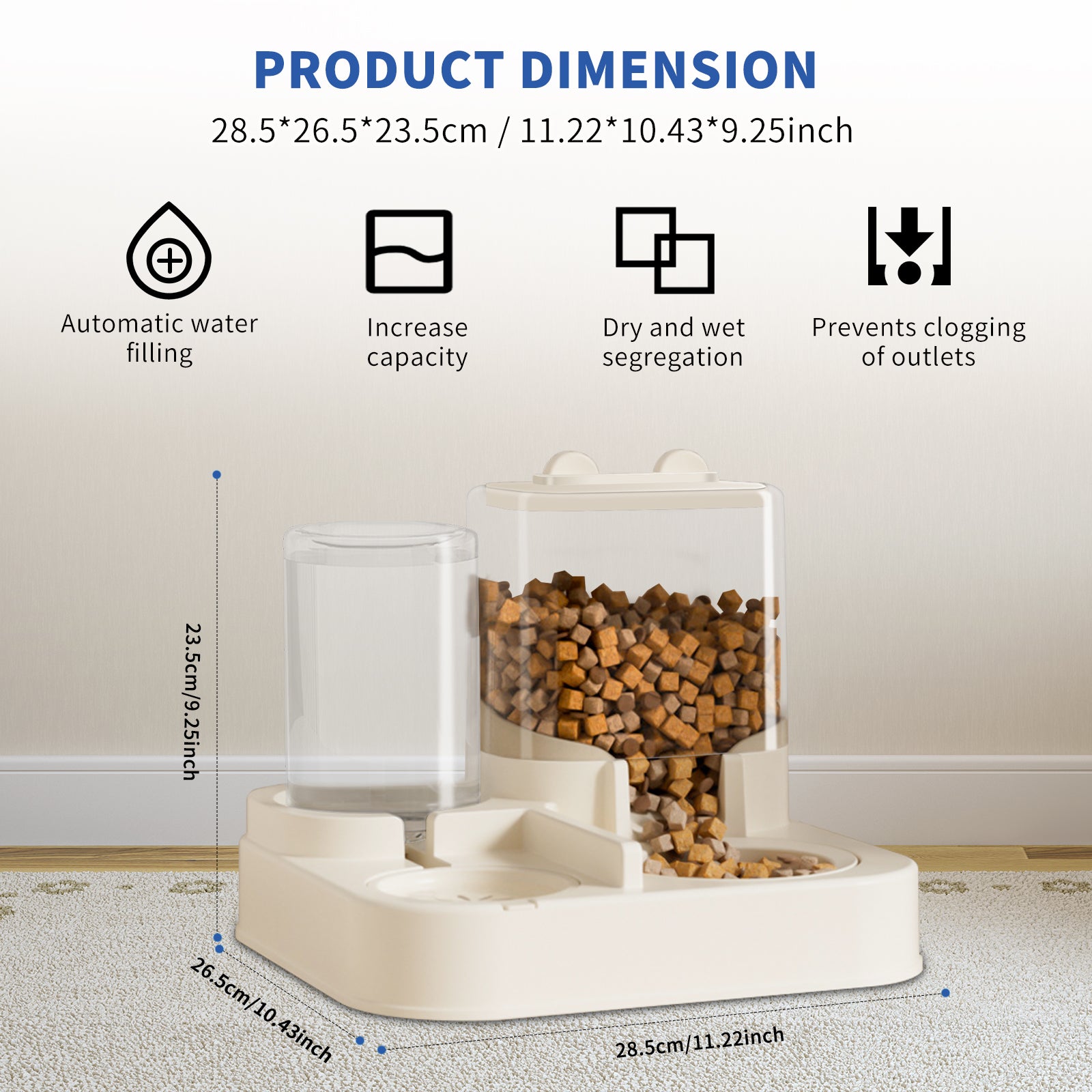 Automatic Pet Feeder & Water Dispenser