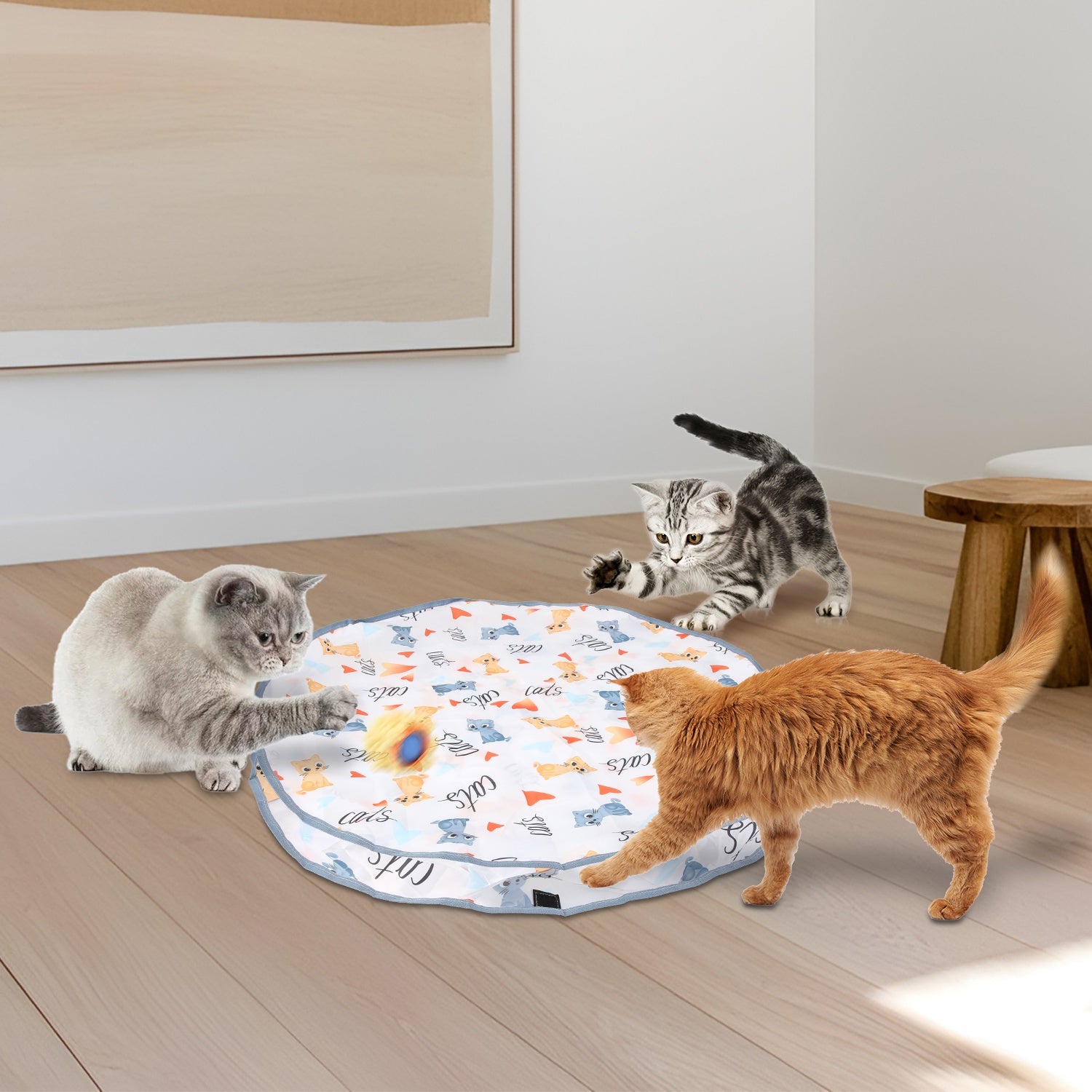 Rechargeable Motion Activated Interactive Cat Toy