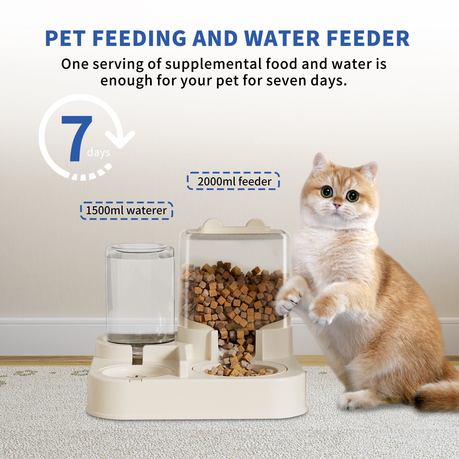 Automatic Pet Feeder & Water Dispenser